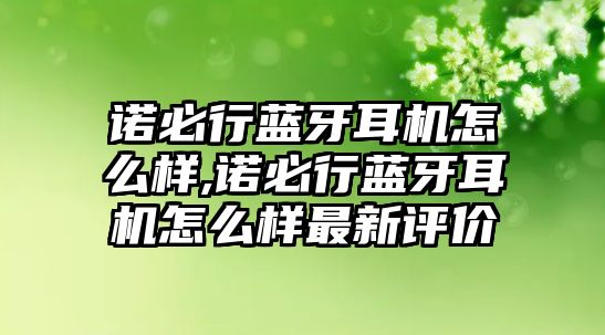 諾必行藍(lán)牙耳機(jī)怎么樣,諾必行藍(lán)牙耳機(jī)怎么樣最新評價(jià)