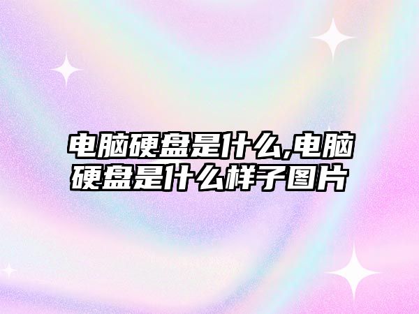 電腦硬盤(pán)是什么,電腦硬盤(pán)是什么樣子圖片