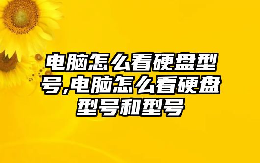 電腦怎么看硬盤(pán)型號(hào),電腦怎么看硬盤(pán)型號(hào)和型號(hào)