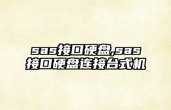 sas接口硬盤(pán),sas接口硬盤(pán)連接臺(tái)式機(jī)