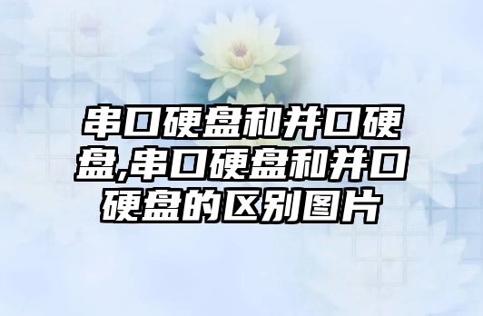 串口硬盤和并口硬盤,串口硬盤和并口硬盤的區(qū)別圖片